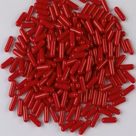 Capsula rigida HPMC vuota, vegetariana, NSF, Kosher, Halal Brc, dimensione 00#, 0#, 1#, trasparente e colorata personalizzata